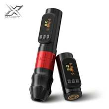 XNET 1PC Wireless Rotary Tattoo Pen, Upgrade Brushless Motor 1300mAh Battery Professional Tattoo Machine For Tattoo Artists Liner Shader Work - Black - View 1