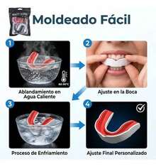 Protector Bucal KEJ KJ-HZQ Moldeable Calor Multideporte 4 Piezas Adultos - 1 - Ver 5