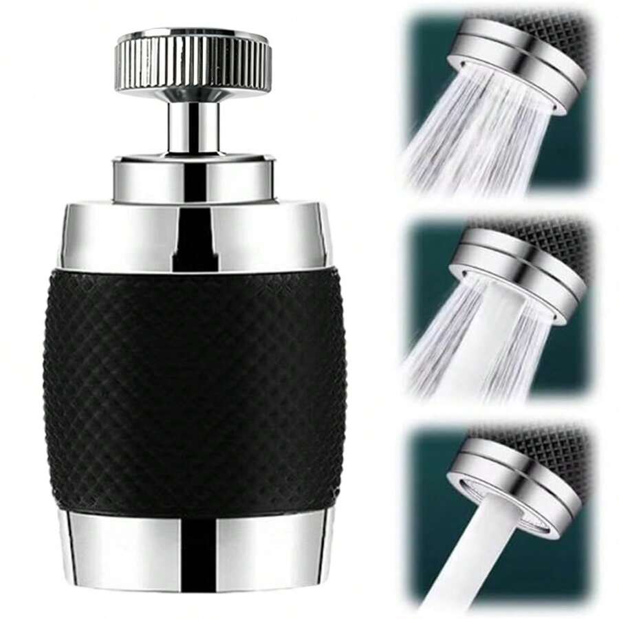 Universal Swivel Faucet Spout For Vegetable Sink, Filter, Extendable Aerator, Swing Arm Adapter, Splash-Proof Head - Two-speed Frother - View 1