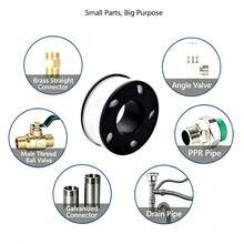 304 Stainless Steel Single Handle Shut-Off Valve, Copper-Free Design, Black, Bronze, Gold Plated Options, Corrosion-Resistant Water Control Valve, Suitable For US And EU Plumbing, Applicable For Bathroom And Industrial Use - Multicolor - View 11