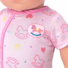 Doll Rompers, Including Printed Head‑Wrap Hats And Short‑Sleeve Bodysuits, Fine And Smooth Stitching, Suitable For 36‑45‑Centimeter / 14‑18‑Inch Newborn Dolls, Perfect For Parent‑Child Interaction, Ideal Holiday Gifts (Dolls Not Included) - Multicolor - View 10