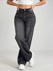 Women Jeans - black gray - View 4
