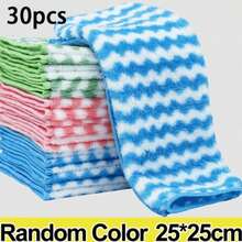 30pcs-1pc Thick Kitchen Cleaning Towels Coral Fleece Dish Cloths, Non-Greasy Non-Shedding, Highly Absorbent, Assorted ColorsCleaning Cloths 9.8"*9.8", Not Support Machine Washing, Kitchen, Bathroom, Home, Household Supplies - Multicolor - View 12
