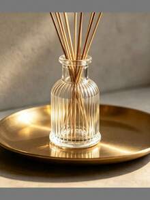 50ml Empty Home Fragrance Diffuser Bottle, Also Used For Vase Decoration, Diffuser Jar, Fragrance Accessories, For DIY Replacement Set, Party Gift (Single Bottle Without Cap) - Transparent - View 2