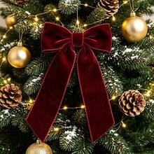 1pc Deep Red Single‑Sided Velvet Ribbon, 10‑50mm Assorted Width, Decorative Ribbon For Jewelry Display, Flower Gift Wrapping, Bow Decoration, Perfect For Valentine's Day, Christmas And New Year Party Home Decor - Multicolor - View 8
