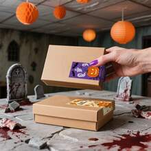 16 buah Stiker Segel Bertema Halloween, Ukuran Besar untuk Kemasan Kotak Hadiah DIY, Stiker Dekorasi Hadiah Pesta Halloween - MultiWarna - View 5