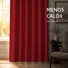 POLIGONO Curtains - Red - View 3