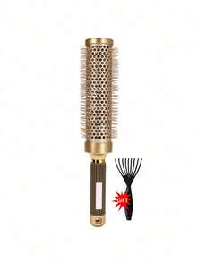 Home Use Extra Long Round Barrel Curling Brush, Inward Curl Hair Styling Brush For Long Hair, Heat Resistant Blow Dryer Styling Tool, Voluminous Hair Styling, Back To School, Travel & Vacation Essential, Women's Hair Accessories - Multicolor - View 19