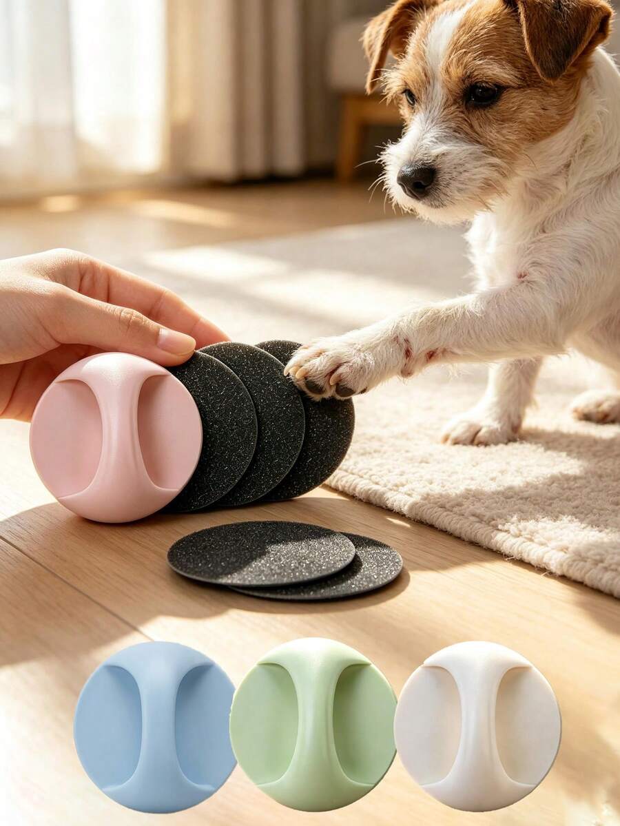 Dog Nail Grinding Tool Set, Upgraded Quiet Version, Includes 3 Sandpaper Sheets, Dog Nail Care Magic Tool, Professional Pet Grooming, Home Comfort Essential - A - View 1