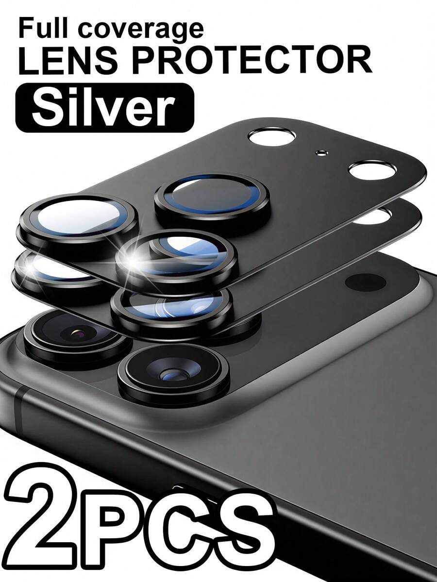 2pcs-Full Coverage Integrated Lens Protector Cover[Black]High-Hardness Material, Resists Sharp Object Contact. Advanced Adhesive, Firmly Attached Without Peeling. Ultra-Clear Transparent Image Quality, Making Photos And Videos More Vibrant. Effectively Prevents Scratches, Reduces Daily Scratching Risk, Handles Accidental Drops, Cushions Impact Force, Protects Lens Components. Compatible With IPhone 18promax/18pro/17e/17 Pro Max/17 Pro/17Air/17/16 Pro Max/16 Pro/16 Plus/16/15 Pro Max/15/14/13/12 And Other Models.