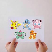1set/8pcs Novelty Mixed DIY Character Sticker Set, Create Your Own Character Self-Adhesive Puzzle Sticker Kit, Multi-Purpose Craft Sticker Pack, Perfect For Theme Party Supplies, Holiday Gatherings, Family Game Night, Home Social Events, Holiday Gifts, Scrapbooking, Journal Decoration, Interactive Leisure Activity Props For Various Indoor Celebrations - Multicolor - View 4
