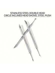 Nail Pusher Slanted Shovel Style Cuticle Remover & Manicure Prep Tool, With Nail File, Essential For Dead Skin Removal & Pre-Polishing, Manicure & Pedicure Salon Must-Have, Fragrance-Free Tool Accessory - Multicolor - View 4