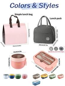 1pc Plastic Divided Bento Lunch Box, Student Lunch Box, Adult Bento Lunch Box, Leak-Proof Lunch Box With Utensils, 3-Compartment Bento Box Microwave , Back To School Essential, Portable Fruit And Food Container, Microwave Lunch Box, Home Kitchen Supplies, Suitable For Teenagers And Office Workers To Use In School, Classroom, Cafeteria, Back To School Season - Multicolor - View 10
