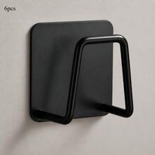 2/6/10pcs No Drill Multi-Function Kitchen Pot Lid Rack, Suitable For Cutting Board, Pot Lid Storage, Can Be Installed On Bathroom And Balcony Walls, Kitchen Essential - Multicolor - View 9