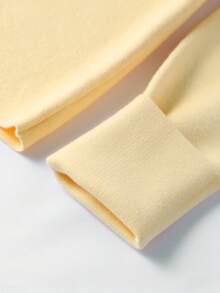 Cardigan Rajut Lengan Panjang Minimalis Kasual Elegan untuk Wanita, Cocok untuk Kencan dan Berpergian - Kuning - View 10