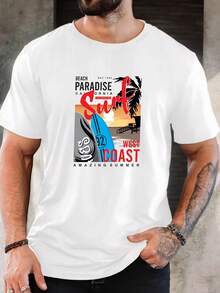 Men T-Shirts - White - View 6