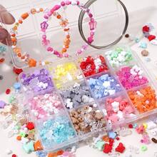 1 Kotak Set Manik-Manik Kerajinan - Cocok untuk Pembuatan Perhiasan, Manik-Manik Kecil 2,5-10mm dengan Warna & Gaya Campuran, untuk Kerajinan Anting, Beragam Pilihan untuk Pembuatan - titisan - View 4