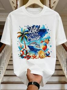 Men T-Shirts - 白色 - 查看 1