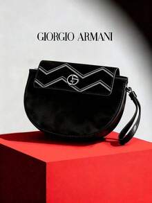 Black Luxury Custom Evening Bag New Shoulder Handbag Original Design Mobile Phone Multifunctional Bag For Daily Travel Work School Perfect Holiday Birthday Anniversary Gift ARMANI-GIFT-9 - Black Bag-1 - View 8