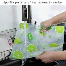 1/2/4pcs High Quality Thickened Refrigerator Mat, Washable And Reusable, EVA Material, Lemon Pattern, Suitable For Refrigerator And Kitchen Decoration, Can Be Used As Refrigerator Mat, Drawer Liner, Shelf Mat, Tabletop/Countertop Mat, Shoe Cabinet Liner And Cabinet Liner. Kitchen Essentials/Tools/Supplies/Accessories, Summer - Multicolor - View 12