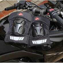 Adjustable Shock-Absorbing Joint Design Knee Pads Suitable For Motorcycle, Cycling, Skateboard Protective Gear Black 1 Pair Outdoor Equestrian Sports Motorcycle Riding Knee Pads Elbow Pads Motorcycle Protective Gear Warm Windproof Anti-Fall Cycling Leg Guards (Black) - Multiple Styles - View 5