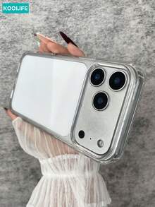 KOOLIFE 2‑In‑1 Clear Shockproof Phone Case With Removable Suction Cup Kickstand Hands‑Free Holder Compatible With Iphone 18 Pro Max,17,17Pro Max,16Pro,15Pro Max,13pro,15,14,14Pro,13 - Transparent + Light Green - View 6