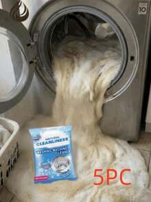 Washing Machine Cleaning Tablets - Deep Descaling And Deodorizing For Front-Load And Top-Load Washing Machines | Powerful Descaler And Dirt Remover For Hard Water Areas | Cleans Drum, Inner Tub, Water Pump, Filter And Rubber Seal | Deodorizing Cleaning Product - Powdery - View 6