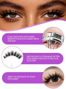 7 Pairs Soft False Eyelashes With Layered Wispy Texture, High-Definition Camera-Ready Look, Perfect For Light Makeup - View 4