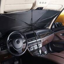 Car Snow Cover/Sunshade - Car - Car Accessories - Travel Essentials - All Season - Winter And Summer Use - Car Front Windshield Sunshade - Aluminum Foil And Fabric Material, Blocks Sun And Keeps Interior Temperature Cool - Summer Essential - Also Usable In Winter - Suitable For SUV, RV, Pickup Truck And More - With Rearview Mirror Cover Reflective Strip, Can Warn Surrounding Vehicles At Night - Christmas, Ramadan, Valentine's Day, Ramadan, Halloween, Christmas Gift - Multicolor - View 11