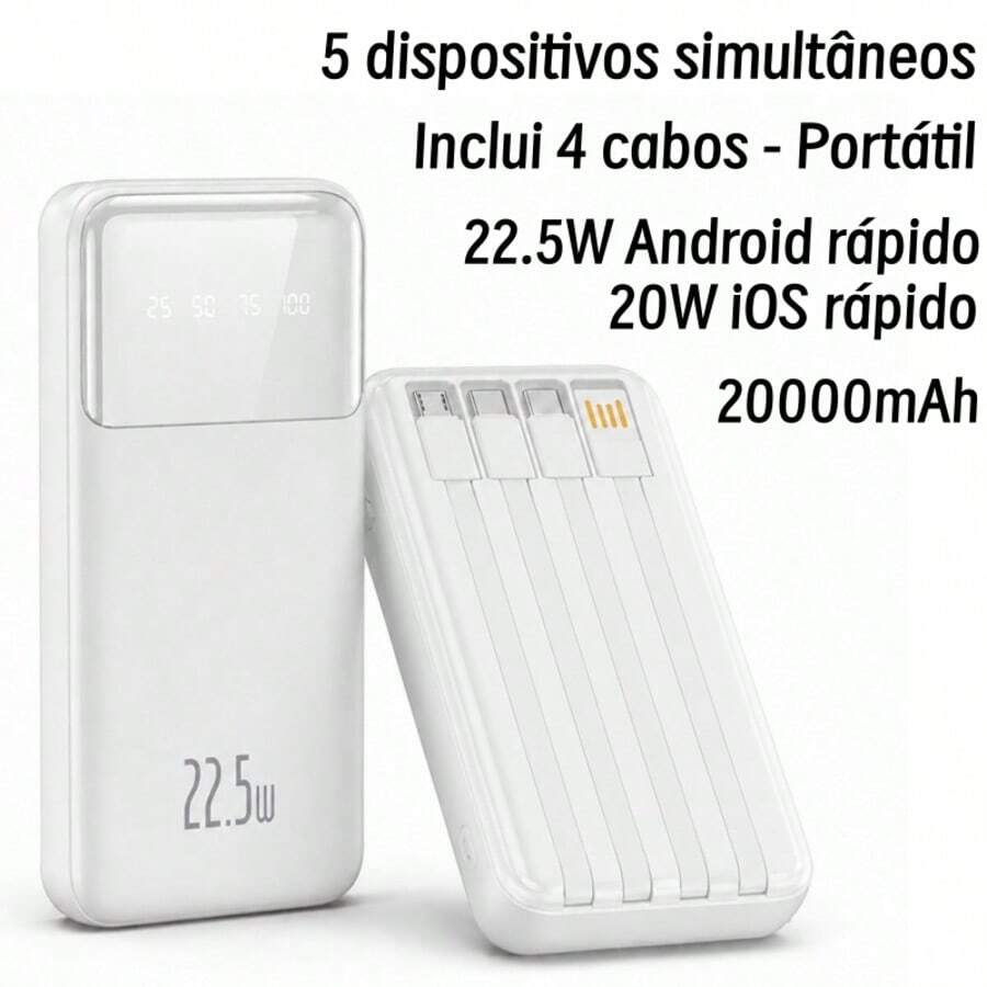 Power Bank - White - View 1