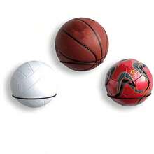 1-4pcs Wall-Mounted Ball Storage & Display Rack, Universal Metal Ball Holder, Black, Suitable For Basketball, Soccer, Volleyball, Football Storage & Display, Teenager Gift, Father's Day Gift - Black - View 6