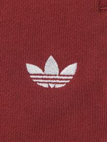 Adidas Originals Women's Casual Striped Colorblock Distressed Sports Capris - Burgundy - View 3
