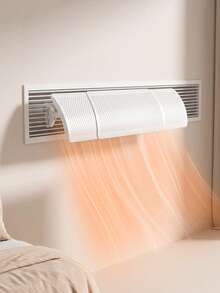 1pc Adjustable Central Air Conditioning Vent Deflector, Universal Ceiling/Side Vent (49-86cm), Effectively Controls Airflow Direction And Improves Air Quality - Multiple Styles and Colors - View 12
