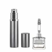 1件精心設計的香水噴霧瓶，便攜式香水補充噴霧器，底部填充迷你旅行香水噴霧瓶，循環香水分配器，100%純玻璃內膽附可視視窗，可輕鬆檢查剩餘香水量，5ml/8ml/10ml可選 - 彩色 - 查看 34