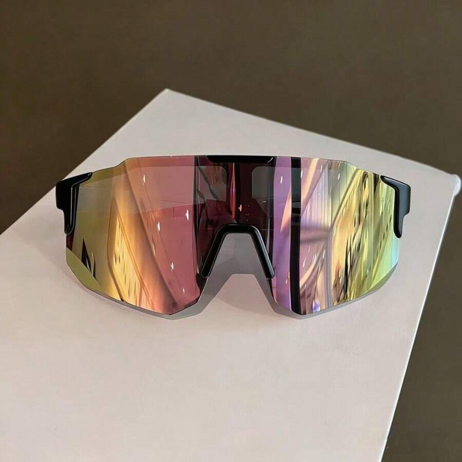 Unisex Sports Eyewear, Rimless Wide-View Sports Glasses, Suitable For Running And Travel; Men's Glasses, Running Glasses, Outdoor Use Women's Glasses