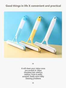 4-In-1 Glass Squeegee With Scraper And Sprayer, 3-In-1 Window Cleaner, Multi-Function Handheld Window Squeegee, Spray, Clean And Scrape, Suitable For Windows, Tiles, Car Windshields, Mirrors, Bathroom Cleaning Tools, Kitchen, Bathroom, Home Use - Multicolor - View 4