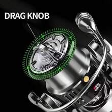 A BU Metal Spool Handle Saltwater Freshwater Spinning Reel, Suitable For Any Fish - Multicolor - View 6