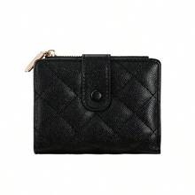 Travel Wallet Quilted Coin Purse Integrated ID Card Holder Organizer Bag - Multicolor - View 11