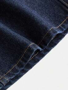 Women Denim Skirts - Navy Blue 2074 - View 8