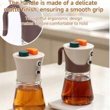 1pc New Olive Oil Spray Bottle, Kitchen Essential, Can Hold Soy Sauce, Vinegar, Seasoning, Suitable For Camping, BBQ, Baking, Cooking, Salad And More, Multiple Styles Available, Leak-Proof Kitchen Oil Bottle, Edible Oil Spray Bottle, Olive Oil Bottle, Fitness Salad BBQ Spray Oil Bottle, Vinegar Bottle. - View 9