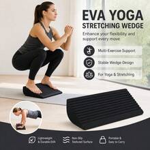 EVA Yoga Stretching Wedge Board Non-Slip EVA Yoga Fitness Slant Board Portable Calf Stretching Wedge For Ankle Flexibility Squat Support Fitness And Home Balance Training - Multicolor - View 6