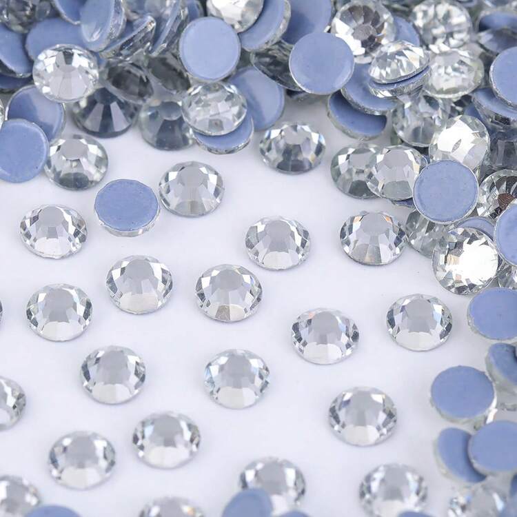 YONGNING SS16 1440pcs Crystal Hot-Melt Transparent Glass Rhinestones Flat Back Decoration DIY Rhinestone Applique 3D For Shoes, Clothing, Hats And Other Daily Items - SS16 1440Pcs - View 20