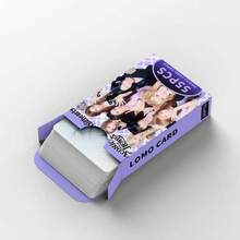 55pcs H2H Daily Single ICONICHEART K-POP Celebrity LOMO Collectible Cards, Suitable For Decorating Photo Albums Or Room Photo Walls, Holiday Gifts, Celebrity Holographic Cards, Party Supplies, Celebrity Card Collection, Halloween And Christmas Gifts, Boxed High-Definition Celebrity Photo Cards, Collectibles, Small Gifts, Katseye Light Stick, Straykid, Photocard, K Pop, Katseye Photo Card - Multicolor - View 9