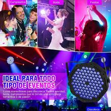60x3W RGB Full Color LED Stage Light, DMX512 Compatible DJ Light With Voice Control, Lighting For Presentations, Concerts, Parties, Weddings, And Clubs - US A Type Plug(110-127V) - View 7