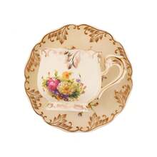 1pc 800/1200ml Ceramic Teapot With Gold Trim Design, Rose/Floral Pattern Optional, British Afternoon Tea Set, Reusable Coffee Pot, Milk Pitcher, Juice Carafe, Cold Water Jug, Suitable For Home, Restaurant, Party, Gift, Afternoon Tea - Multicolor - View 14