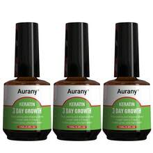 AURANY Keratin 3-Day 生長指甲護理油，指甲強化與生長，適用受損乾枯指甲，幫助停止剝落與龜裂，讓指甲長長，軟化並舒緩指甲周邊皮膚，深層保濕與超硬保護膜 - 15ml/0.5 Fl Oz - 綠色 - 查看 12