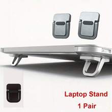 1pc Height Adjustable Foldable Portable Desktop Laptop Stand With Vertical Pole, For Office, Leisure, Life - Multicolor - View 11