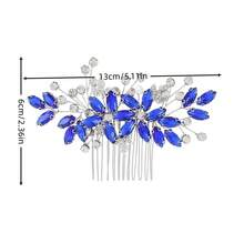 1pc Elegant Iron Hair Comb Bridal Wedding Hair Accessory All Seasons - Blue - View 8
