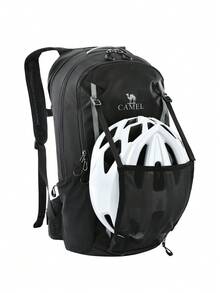 CAMEL CROWN Ransel Hiking Bernapas untuk Aktivitas Luar Ruangan, Ransel Ringan untuk Trekking & Bersepeda - Phantom Black - View 6