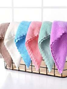 20pcs Towel Cloth - Multicolor - 10x10 Inches, Soft & Absorbent - Perfect For Bath, Face, Hands, Kitchen, Spa - Multicolor - View 3
